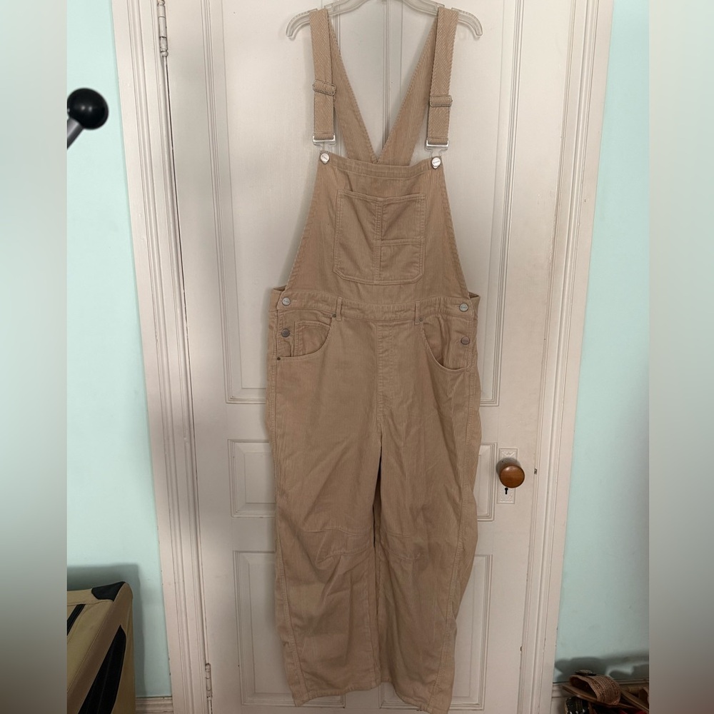 Risen Los Angeles corduroy overalls NWOT size XL